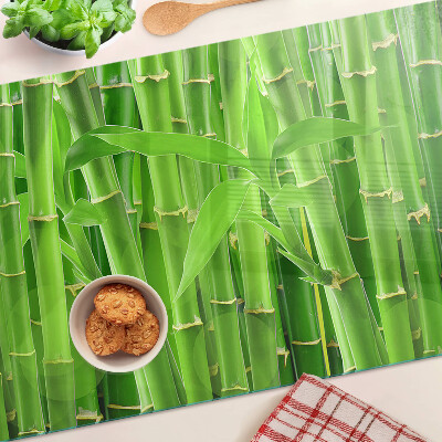 Snijplanken van glas Bamboe bladeren en stengels