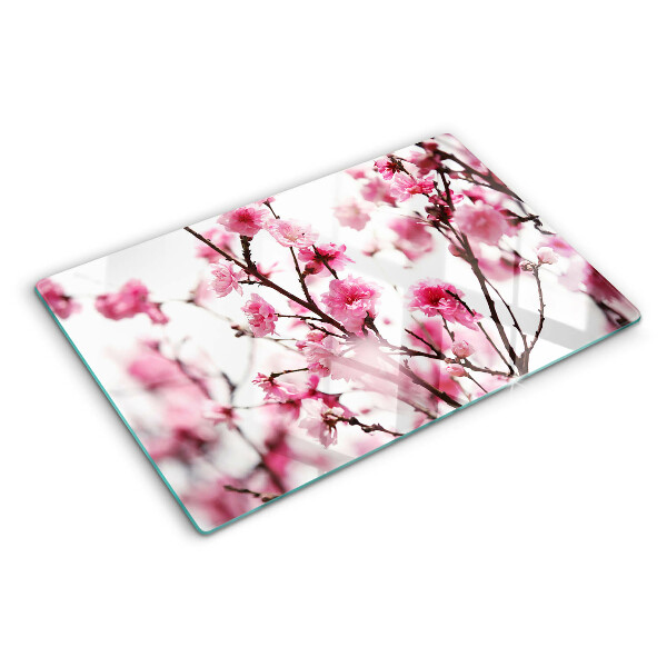 Szklana deska do krojenia Kwiaty wiśni w rozkwicie