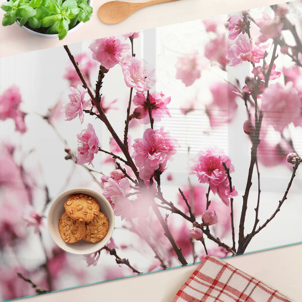 Szklana deska do krojenia Kwiaty wiśni w rozkwicie