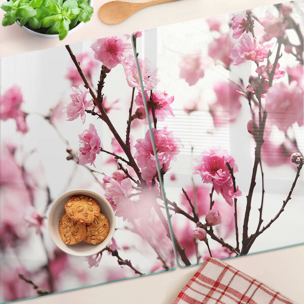 Szklana deska do krojenia Kwiaty wiśni w rozkwicie