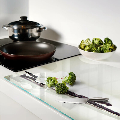 Glazen snijplanken Een bloem aan een tak