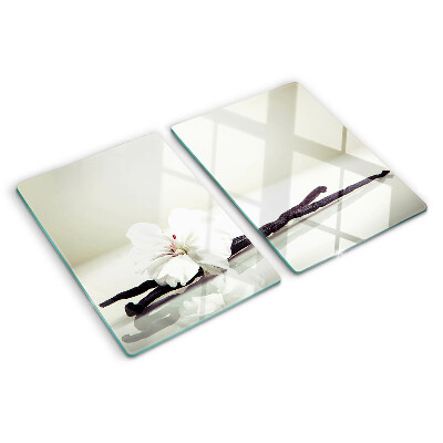 Glazen snijplanken Een bloem aan een tak