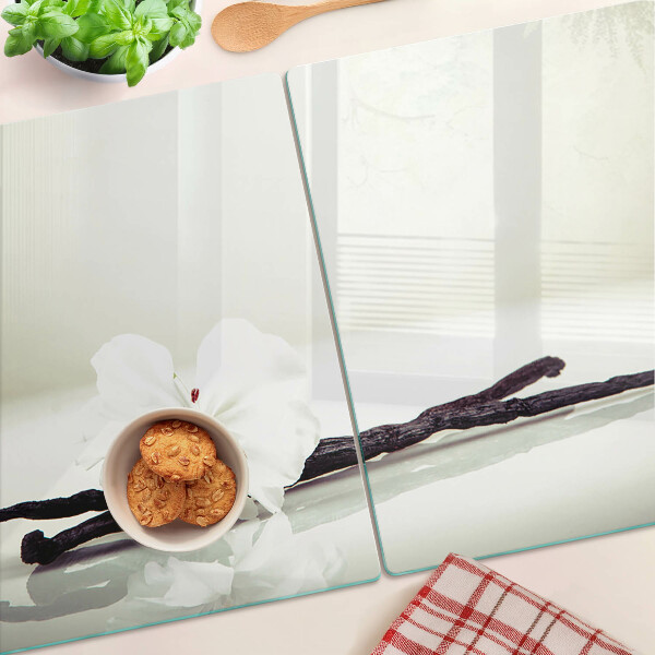 Glazen snijplanken Een bloem aan een tak