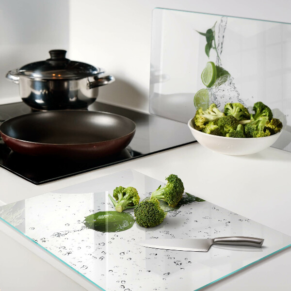 Glazen snijplanken Citroenen in water