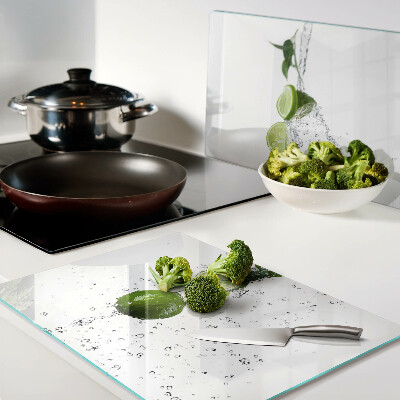 Glazen snijplanken Citroenen in water