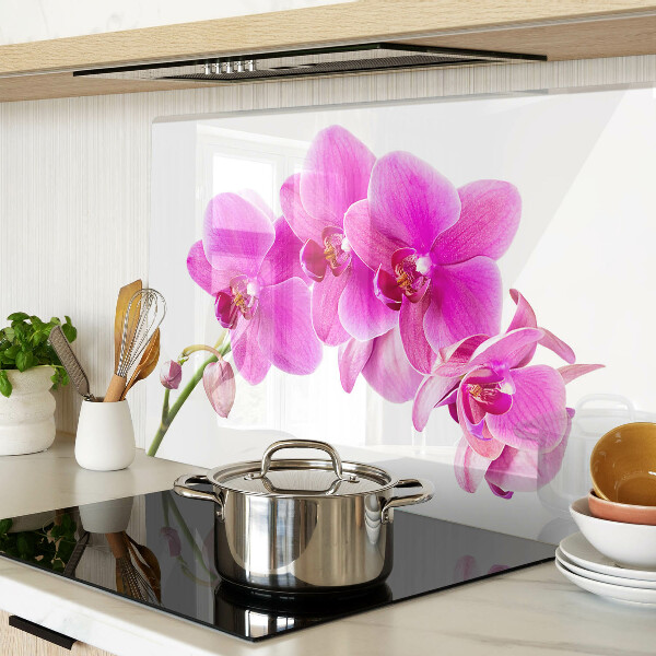 Szklana deska do krojenia Orchidee w odcieniach różu