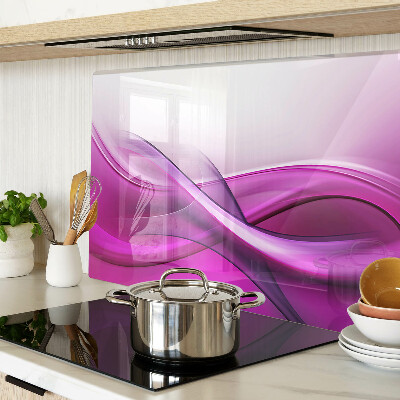 Snijplanken van glas Golven in roze tinten