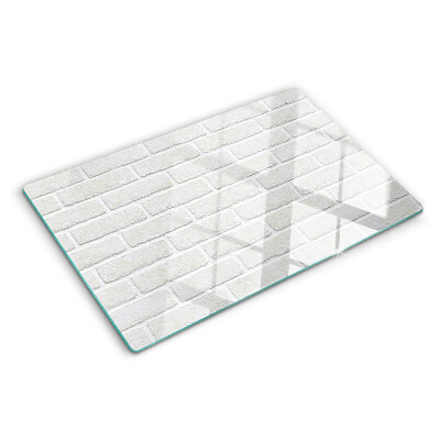 Glazen snijplanken Bakstenen muur