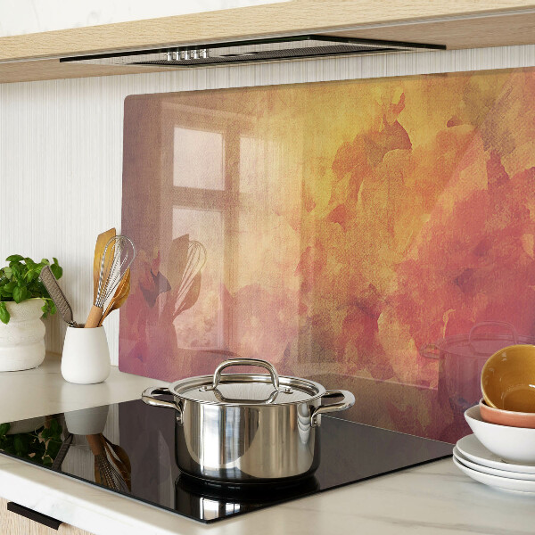 Szklana deska do krojenia Kwiatowy motyw w pastelowych kolorach