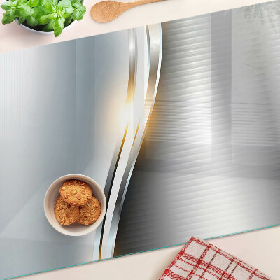 Snijplanken van glas Abstract patroon met lijnen