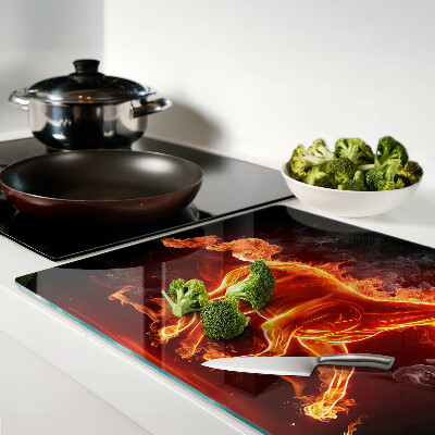 Snijplanken van glas Brandend paard