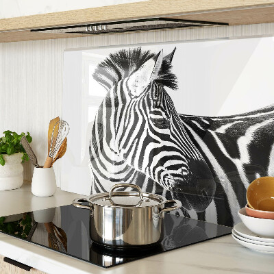 Snijplanken glas Zebra met zwart-witte strepen