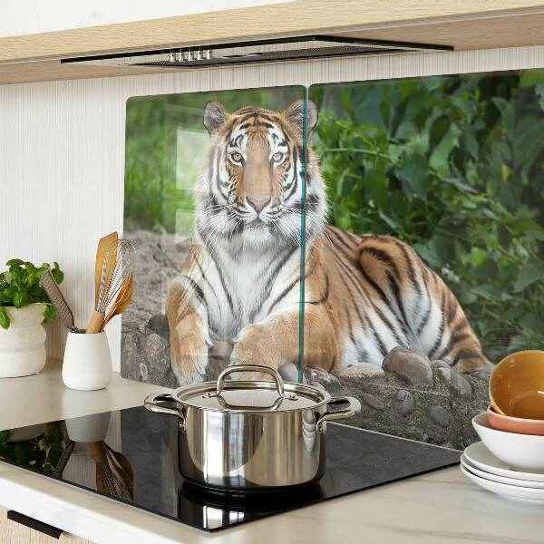 Snijplanken van glas Tijger in zijn natuurlijke habitat