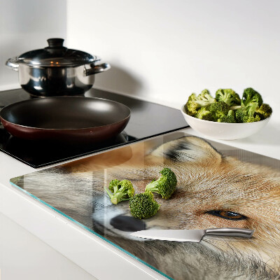 Snijplanken glas Jonge rode vos