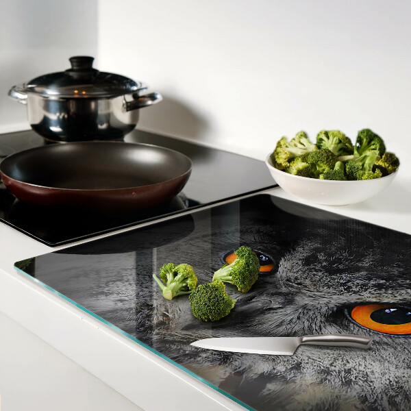 Snijplanken van glas Uil met oranje ogen