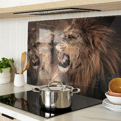 Glazen snijplanken Brullende leeuwen