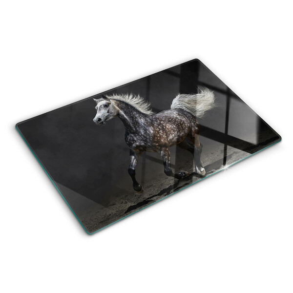 Deska kuchenna szklana Łaciaty koń w biegu