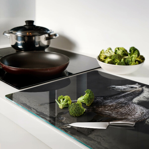 Deska kuchenna szklana Łaciaty koń w biegu