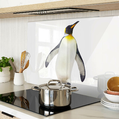 Szklana deska do krojenia Pingwin na lodzie