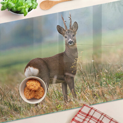 Szklana deska do krojenia Sarna w naturalnym środowisku