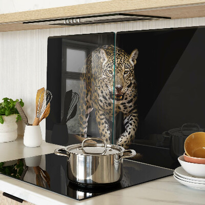 Szklana deska kuchenna Lampart w ruchu