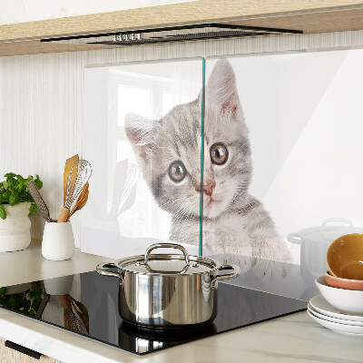 Glazen snijplanken Katje met grote ogen