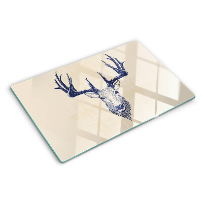 Snijplanken van glas Eland met gewei