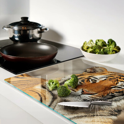 Deska kuchenna szklana Tygrys w naturalnym ujęciu