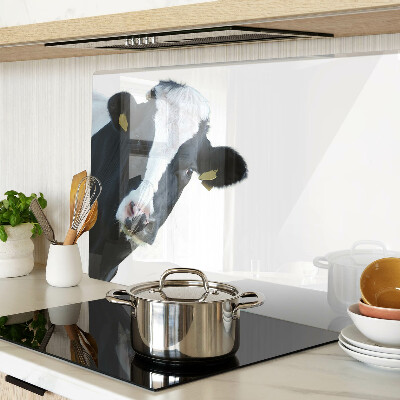 Szklana deska kuchenna Ciekawa krowa