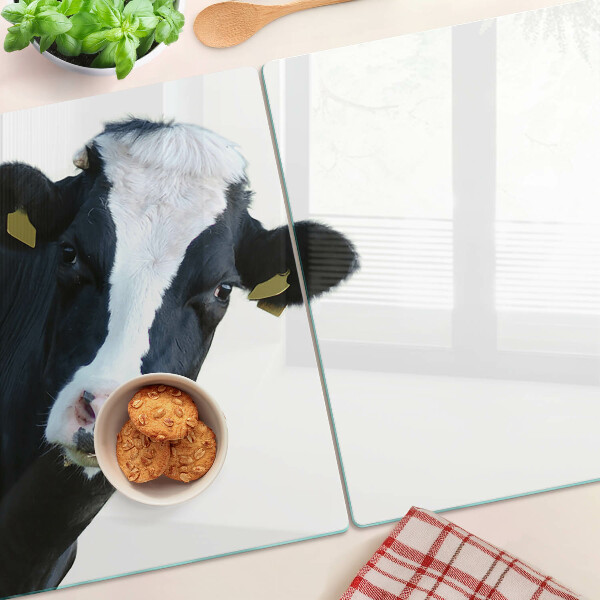 Snijplanken van glas Interessante koe