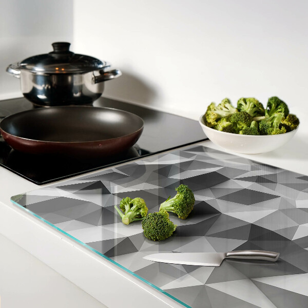 Snijplanken van glas Abstract geometrisch patroon