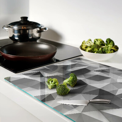 Szklana deska do krojenia Abstrakcyjny wzór geometryczny