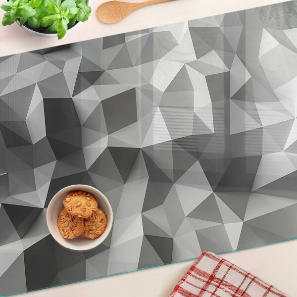 Szklana deska do krojenia Abstrakcyjny wzór geometryczny
