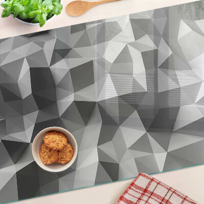 Szklana deska do krojenia Abstrakcyjny wzór geometryczny