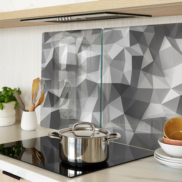 Snijplanken van glas Abstract geometrisch patroon