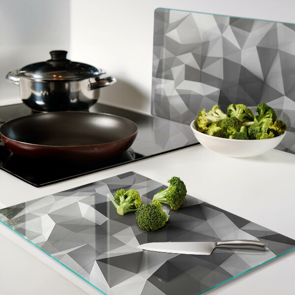 Szklana deska do krojenia Abstrakcyjny wzór geometryczny