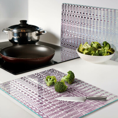 Glazen snijplanken Golven in roze tinten