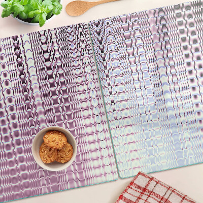 Glazen snijplanken Golven in roze tinten