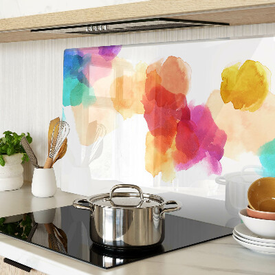 Glazen snijplanken Kleurrijke aquarelvlekken