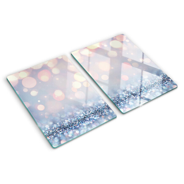 Szklana deska do krojenia Błyszczące światła z diamentowym akcentem