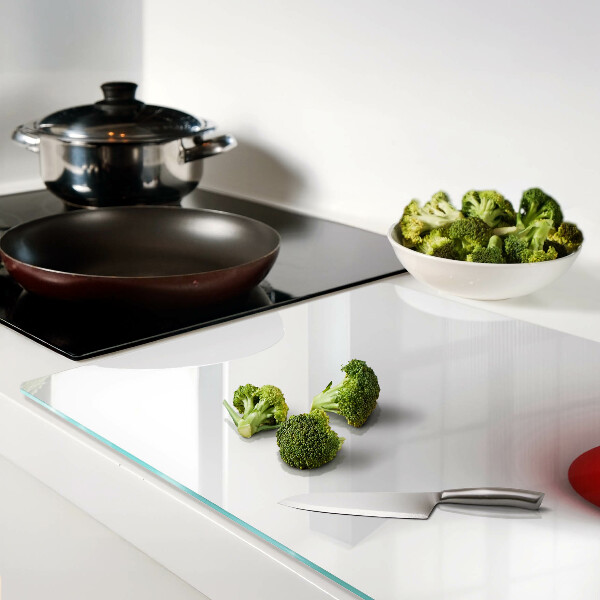 Szklana deska do krojenia Czerwony okrąg na przezroczystym tle