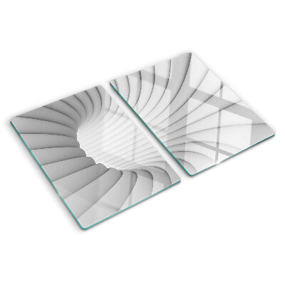 Szklana deska do krojenia Wnętrze spiralne