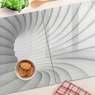 Szklana deska do krojenia Wnętrze spiralne