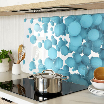 Glazen snijplanken Bellen in verschillende tinten blauw