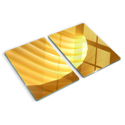 Snijplanken glas Gouden golven en ramen