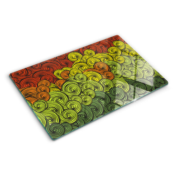 Deska kuchenna szklana Zawirowania kolorów