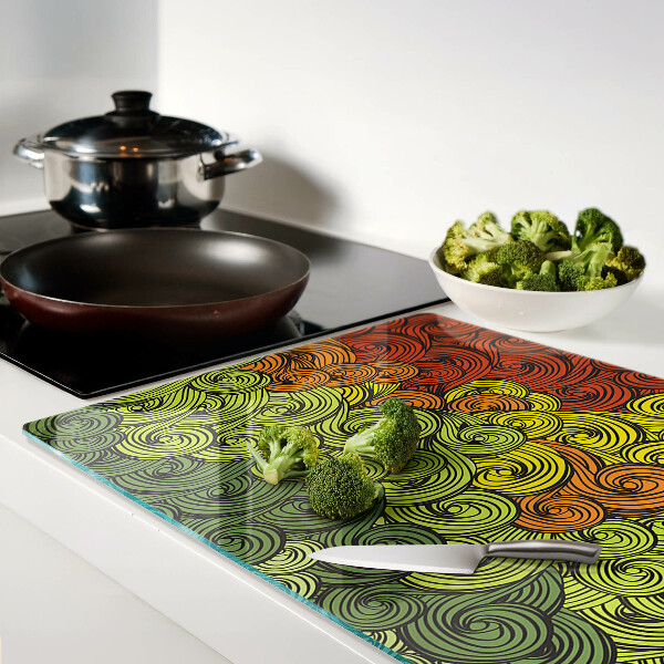 Deska kuchenna szklana Zawirowania kolorów