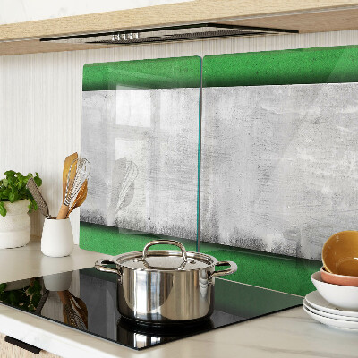 Szklana deska do krojenia Zielono szare kreski