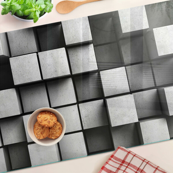 Szklana deska kuchenna Geometryczne wzory w odcieniach szarości