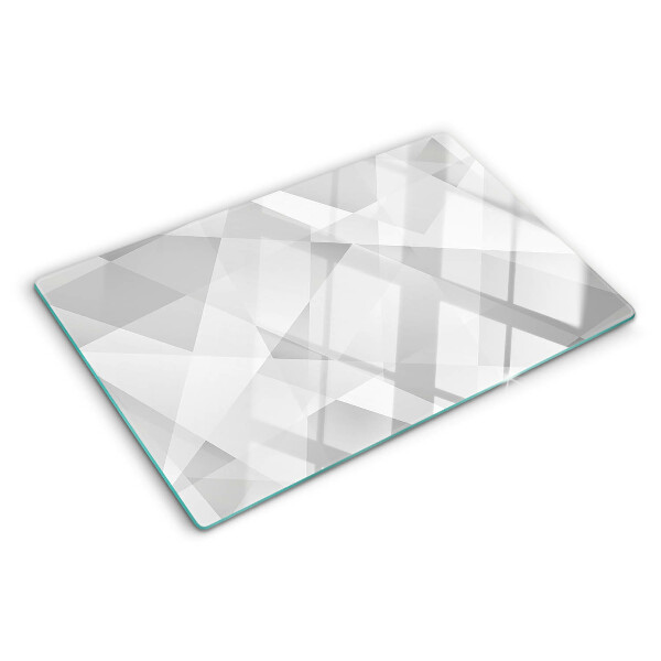 Snijplanken glas Geometrie in grijstinten